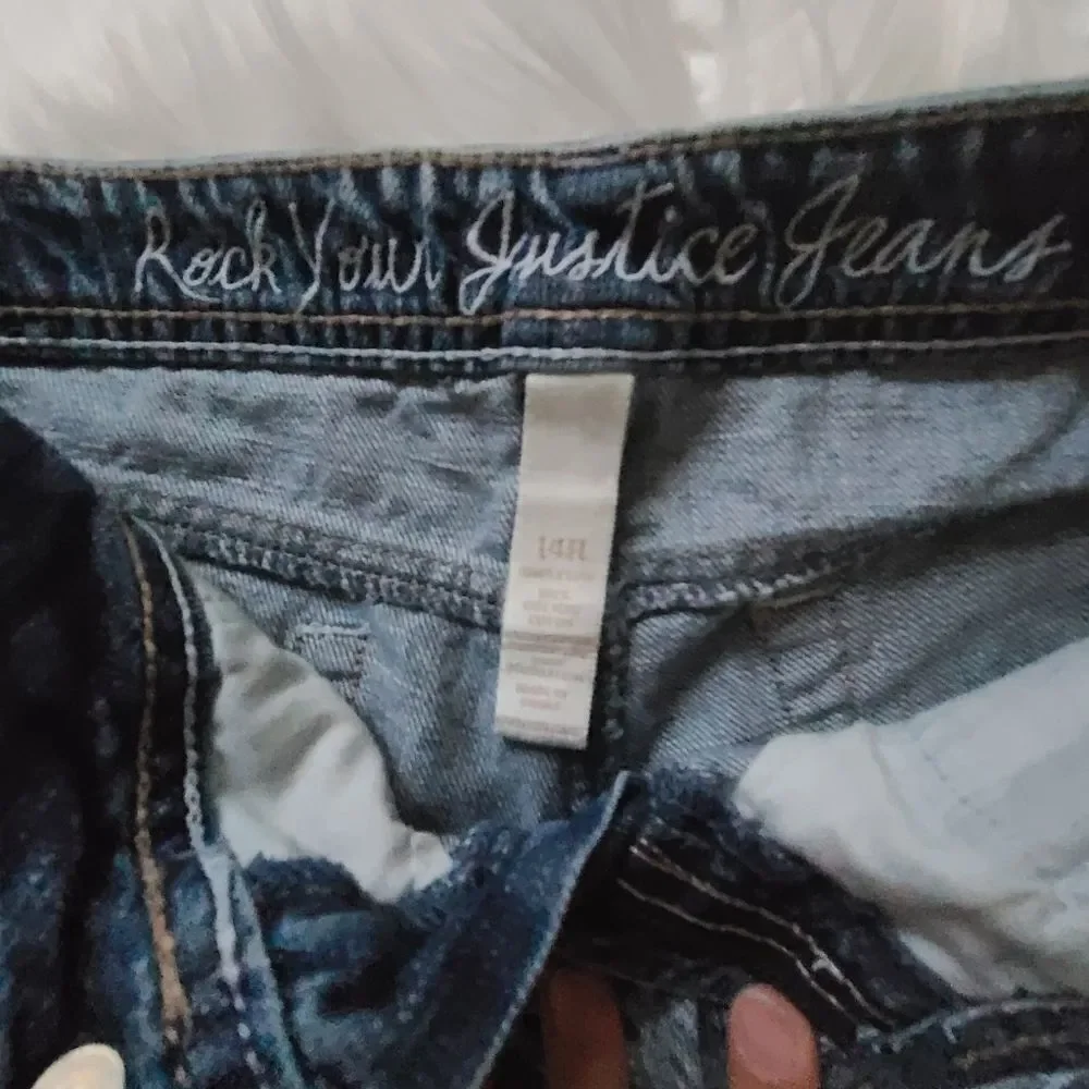 Justice Cutoff Style Distressed Jean Shorts